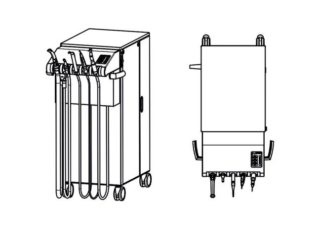 Стоматологічна установка GALIT Cart-5 Autonome ASP