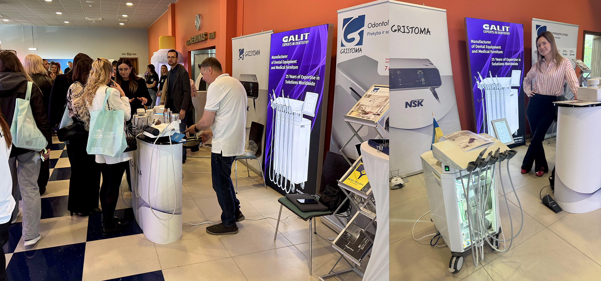 Обладнання GALIT на Міжнародному конгресі Odontology Compass 2025 у Литві.